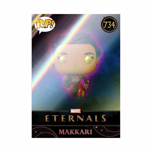 Funko Pop! Marvel Eternals: Makkari Vinyl Figure #734 With Collectible Card - Entertainment Earth Exclusive + Protector 9 Funko Pop! Marvel Eternals: Makkari Vinyl Figure #734 With Collectible Card - Entertainment Earth Exclusive + Protector
