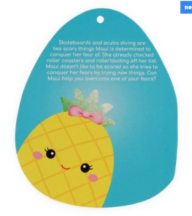 Squishmallows 8" Maui The Pineapple - Official Kellytoys 4 Squishmallows 8" Maui The Pineapple - Official Kellytoys