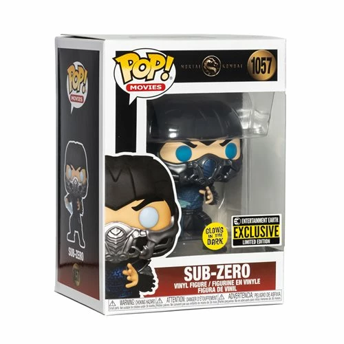 Funko Pop! Mortal Combat: Sub-Zero Glow In The Dark Vinyl Figure #1057 - Entertainment Earth Exclusive + Protector 6 Funko Pop! Mortal Combat: Sub-Zero Glow In The Dark Vinyl Figure #1057 - Entertainment Earth Exclusive + Protector