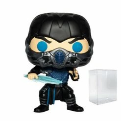 Funko Pop! Mortal Combat: Sub-Zero Glow In The Dark Vinyl Figure #1057 - Entertainment Earth Exclusive + Protector 11 Funko Pop! Mortal Combat: Sub-Zero Glow In The Dark Vinyl Figure #1057 - Entertainment Earth Exclusive + Protector