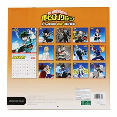 Plush Cloud Toys Anime My Hero Academia 16-month 2022 Wall Calendar 5 Plush Cloud Toys Anime My Hero Academia 16-month 2022 Wall Calendar