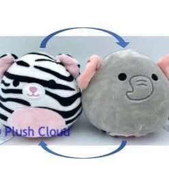 Kellytoys Squishmallows SQUISHMALLOW 5" Flip A Mallow TASHA Snow Tiger & MILA Elephant