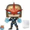 Funko Pop! Marvel Guardians Of The Galaxy Nova Prime #494 + Protector - Previews Exclusive