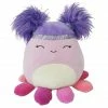 Kellytoys Squishmallows 16" JEANNE Squishdoos Purple Pigtails Pink Octopus - Official Kellytoy Ultrasoft Plush