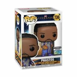 Funko Pop! Marvel Eternals: Phastos Vinyl Figure #736 + Protector - Entertainment Earth Exclusive Collector Card