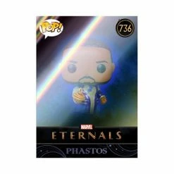 Funko Pop! Marvel Eternals: Phastos Vinyl Figure #736 + Protector - Entertainment Earth Exclusive Collector Card