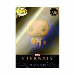 Funko Pop! Marvel Eternals: Phastos Vinyl Figure #736 + Protector - Entertainment Earth Exclusive Collector Card