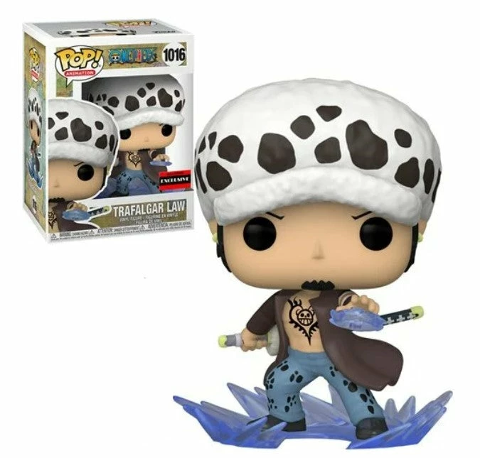 Funko Pop! One Piece: Trafalgar Law Pop! AAA Exclusive #1016 + Protector 4 Funko Pop! One Piece: Trafalgar Law Pop! AAA Exclusive #1016 + Protector