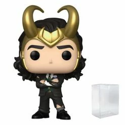 Funko Pop! Marvel Studios Loki: President Loki #898 + Protector