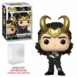 Funko Pop! Marvel Studios Loki: President Loki #898 + Protector