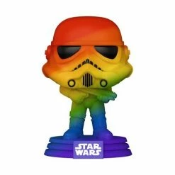 Funko Pop! Star Wars Stormtrooper Pride 2021 Rainbow Pop! Vinyl Figure #296 + Protector