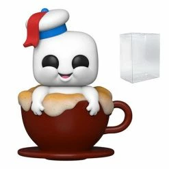 Funko Pop! Mini Puft In Cappuccino Cup - Ghostbusters: Afterlife #938 + Protector