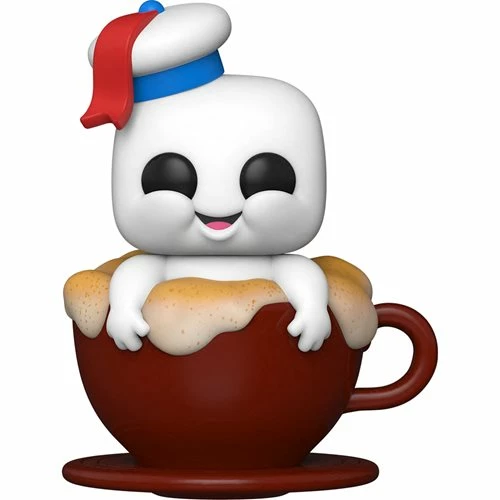 Funko Pop! Mini Puft In Cappuccino Cup - Ghostbusters: Afterlife #938 + Protector 5 Funko Pop! Mini Puft In Cappuccino Cup - Ghostbusters: Afterlife #938 + Protector