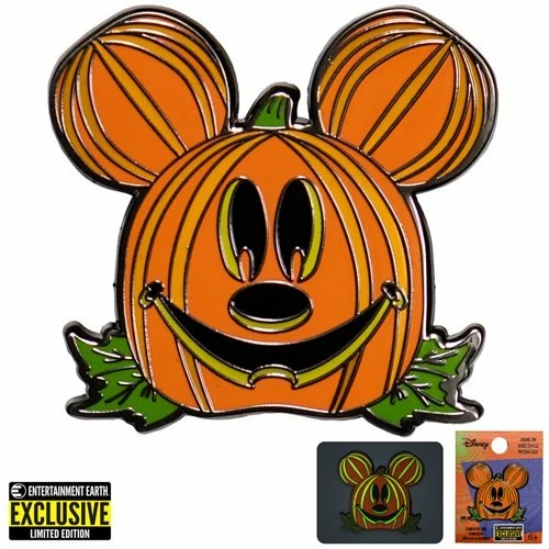 Loungefly Mickey Mouse Jack-o'-Lantern Mickey Glow-in-the-Dark Enamel Pin - Entertainment Earth Exclusive Loungefly & Other Bags 3 Loungefly Mickey Mouse Jack-o'-Lantern Mickey Glow-in-the-Dark Enamel Pin - Entertainment Earth Exclusive Loungefly & Other Bags