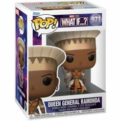Funko Pop! What If..?: Queen General Ramonda #971 + Protector 10 Funko Pop! What If..?: Queen General Ramonda #971 + Protector