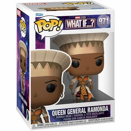 Funko Pop! What If..?: Queen General Ramonda #971 + Protector 5 Funko Pop! What If..?: Queen General Ramonda #971 + Protector