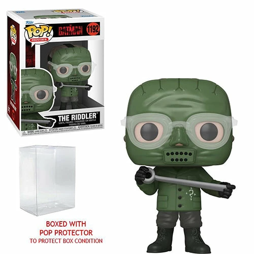 Funko Pop! DC Comics The Batman: The Riddler Vinyl Figure #1192 + Protector 8 Funko Pop! DC Comics The Batman: The Riddler Vinyl Figure #1192 + Protector