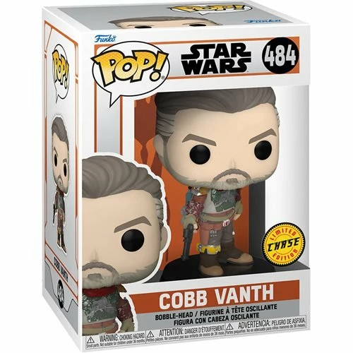 Funko Pop! The Mandalorian: Marshal Cobb Vanth CHASE Version #484 + Protector 6 Funko Pop! The Mandalorian: Marshal Cobb Vanth CHASE Version #484 + Protector