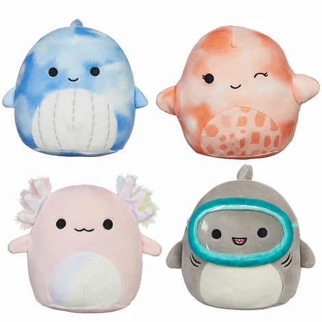 Kellytoys Squishmallows 5" Mini 8 Pack, Sealife - Official Kellytoy - Limited Edition Gift Pack 5 Kellytoys Squishmallows 5" Mini 8 Pack, Sealife - Official Kellytoy - Limited Edition Gift Pack