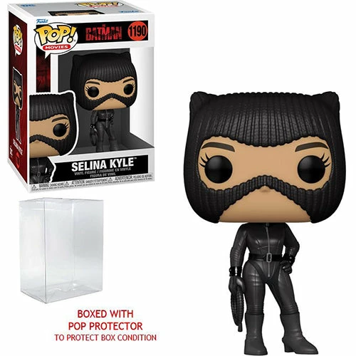 Funko Pop! DC Comics The Batman: Selina Kyle Vinyl Figure #1190 + Protector 7 Funko Pop! DC Comics The Batman: Selina Kyle Vinyl Figure #1190 + Protector