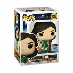 Funko Pop! Marvel Eternals: Sersi #728 + Protector - Entertainment Earth Exclusive Collector Card 13 Funko Pop! Marvel Eternals: Sersi #728 + Protector - Entertainment Earth Exclusive Collector Card