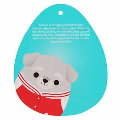 Kellytoys Squishmallows 8" SHAUN The Schnauzer Kind Series - Official Kellytoy Ultrasoft Plush Toy