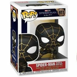 Funko Pop! Spider-Man No Way Home: Black & Gold Suit Spider Man #911 + Protector 10 Funko Pop! Spider-Man No Way Home: Black & Gold Suit Spider Man #911 + Protector