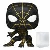 Funko Pop! Spider-Man No Way Home: Black & Gold Suit Spider Man #911 + Protector