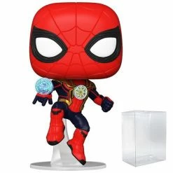 Funko Pop! Spider-Man No Way Home: Integrated Suit #913 + Protector