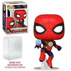 Funko Pop! Spider-Man No Way Home: Integrated Suit #913 + Protector
