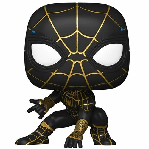 Funko Pop! Spider-Man No Way Home: Black & Gold Suit Spider Man #911 + Protector 6 Funko Pop! Spider-Man No Way Home: Black & Gold Suit Spider Man #911 + Protector