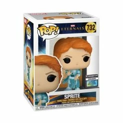 Funko Pop! Marvel Eternals: Sprite #732 + Protector - Entertainment Earth Exclusive Collector Card