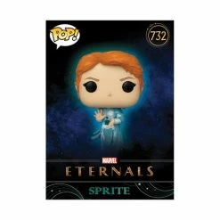 Funko Pop! Marvel Eternals: Sprite #732 + Protector - Entertainment Earth Exclusive Collector Card