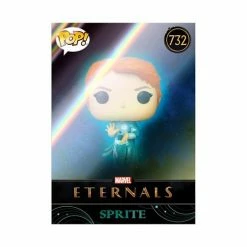 Funko Pop! Marvel Eternals: Sprite #732 + Protector - Entertainment Earth Exclusive Collector Card
