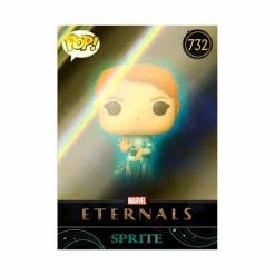 Funko Pop! Marvel Eternals: Sprite #732 + Protector - Entertainment Earth Exclusive Collector Card