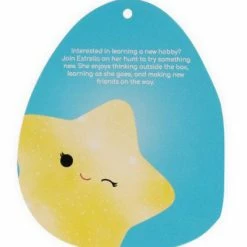 Kellytoys Squishmallows Space Squad ESTRELLA Star Yellow 8"