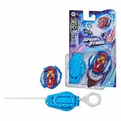 Hasbro Beyblade Burst Surge Speedstorm Infinite Achilles A6 Spinning Top Starter Pack -- Battling Game Top Toy With Launcher