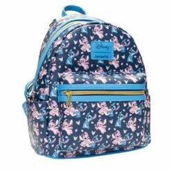 Loungfly Loungefly Lilo & Stitch Angel And Stitch Hearts Mini-Backpack - Entertainment Earth Exclusive
