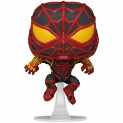 Funko Pop! Spider-Man Miles Morales Game S.T.R.I.K.E. Suit Vinyl Figure #766 + Protector