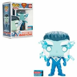 Funko Pop! DC Superman Blue #419 - Funko Exclusive 2021 Fall Convention Limited Edition + Protector