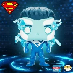 Funko Pop! DC Superman Blue #419 - Funko Exclusive 2021 Fall Convention Limited Edition + Protector