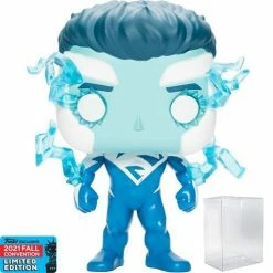 Funko Pop! DC Superman Blue #419 - Funko Exclusive 2021 Fall Convention Limited Edition + Protector