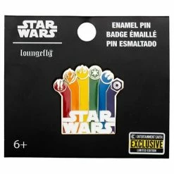 Loungefly Star Wars Logo Rainbow 6 Movie Enblems Enamel Pin - Entertainment Earth Exclusive 9 Loungefly Star Wars Logo Rainbow 6 Movie Enblems Enamel Pin - Entertainment Earth Exclusive