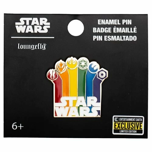 Loungefly Star Wars Logo Rainbow 6 Movie Enblems Enamel Pin - Entertainment Earth Exclusive 6 Loungefly Star Wars Logo Rainbow 6 Movie Enblems Enamel Pin - Entertainment Earth Exclusive