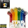 Loungefly Star Wars Logo Rainbow 6 Movie Enblems Enamel Pin - Entertainment Earth Exclusive