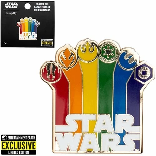 Loungefly Star Wars Logo Rainbow 6 Movie Enblems Enamel Pin - Entertainment Earth Exclusive 3 Loungefly Star Wars Logo Rainbow 6 Movie Enblems Enamel Pin - Entertainment Earth Exclusive