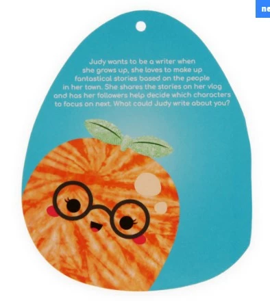 Squishmallows 8" Judy The Tangerine - Official Kellytoys 4 Squishmallows 8" Judy The Tangerine - Official Kellytoys