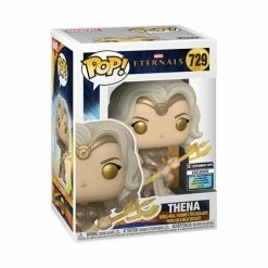 Funko Pop! Marvel Eternals: Thena #729 + Protector - Entertainment Earth Exclusive Collector Card