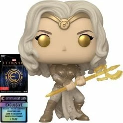 Funko Pop! Marvel Eternals: Thena #729 + Protector - Entertainment Earth Exclusive Collector Card
