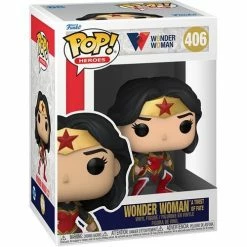 Funko Pop! Wonder Woman 80th Anniversary: A Twist Of Fate Vinyl Figure #406 + Protector 11 Funko Pop! Wonder Woman 80th Anniversary: A Twist Of Fate Vinyl Figure #406 + Protector